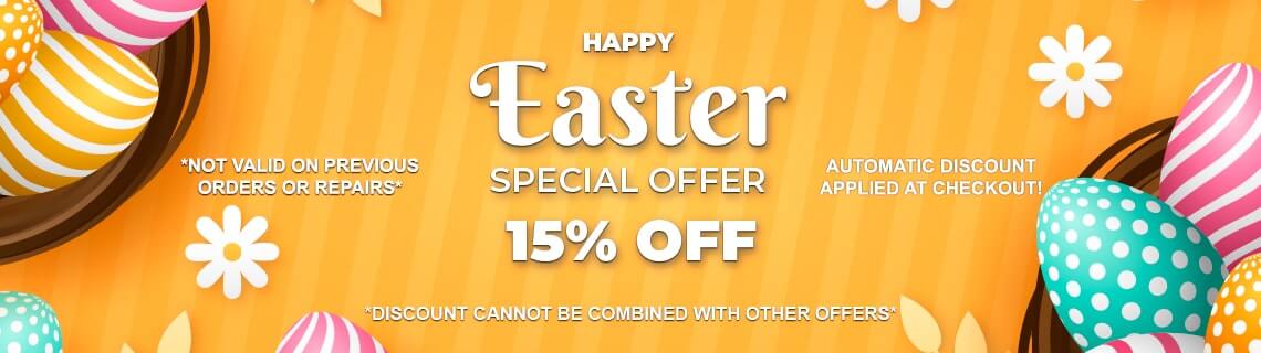 Easter Sale 15% Off